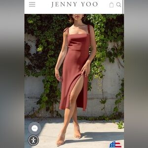 Alissa Midi Dress by Jenny Yoo - fall wedding guest dress